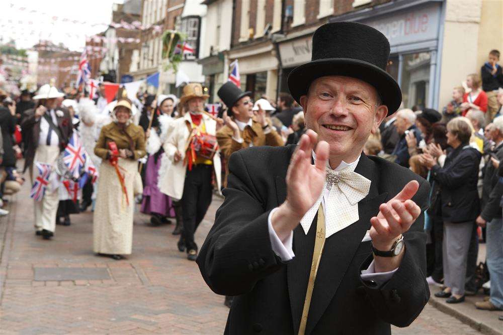 Ashley Davis has been involved in the Dickens Festival for 35 years. Picture: Simon Kelsey