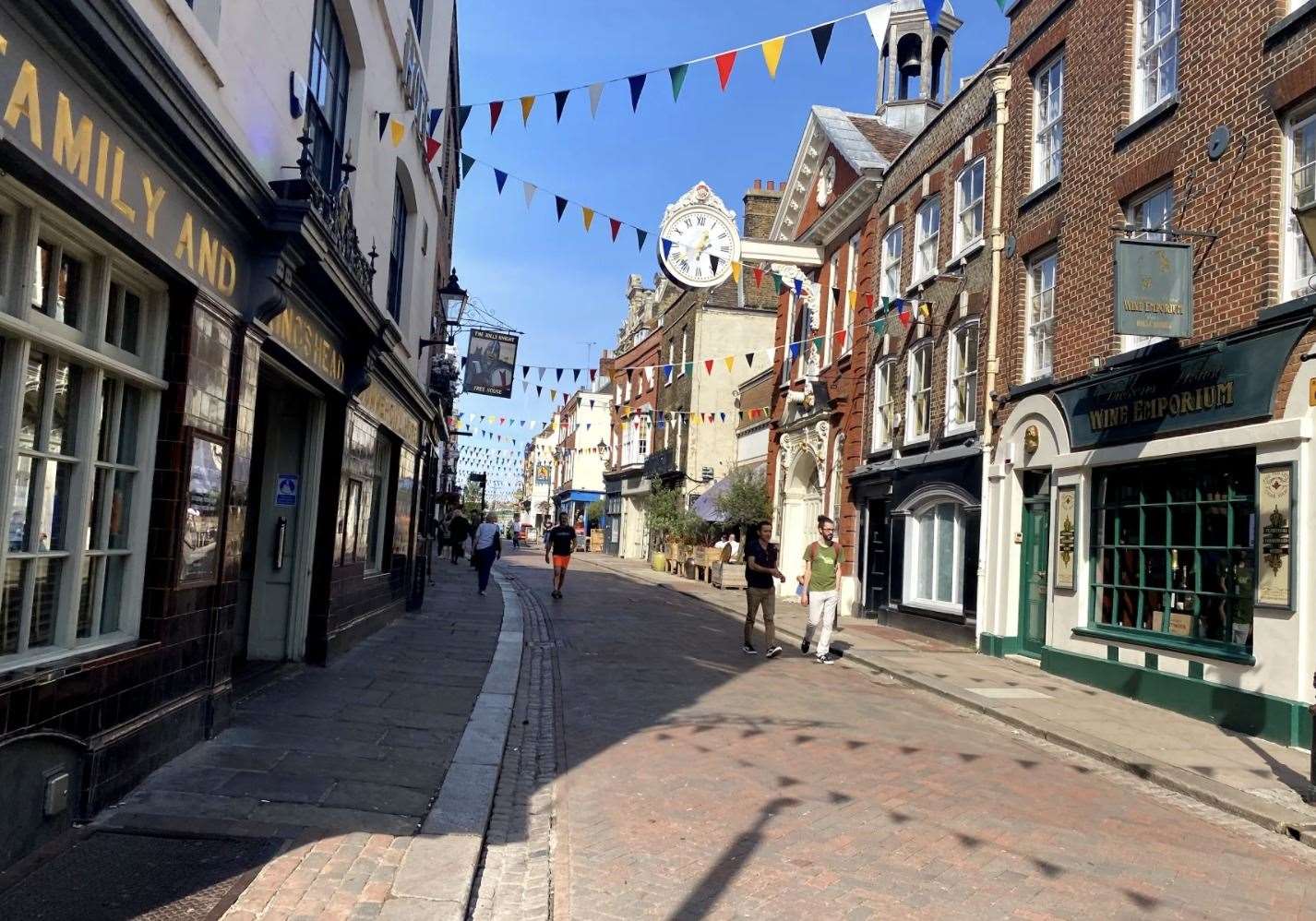 Rochester is lined with independent shops and restaurants