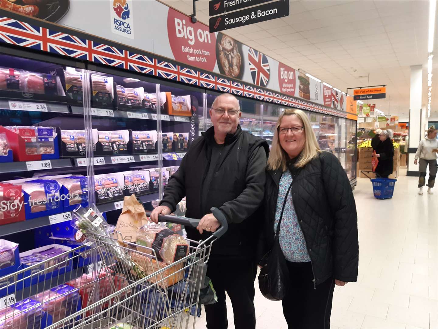 Paul and Sally Savage, from Allington, are Lidl regulars