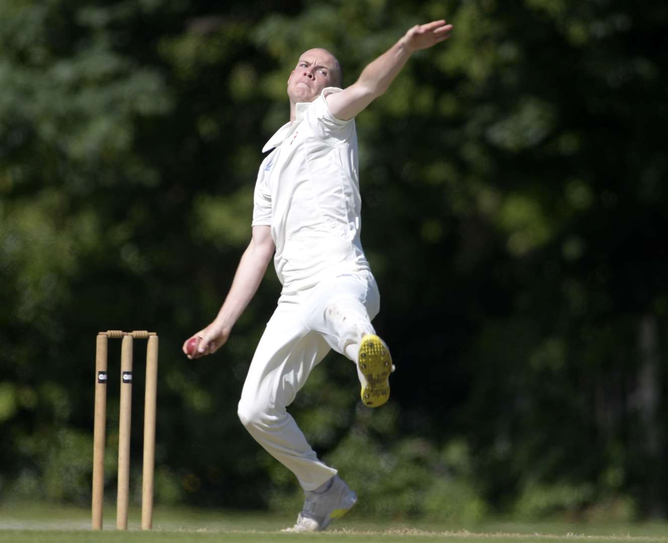 Joe Parry put in a fine all-round display as Minster beat Blackheath. Picture: Barry Goodwin