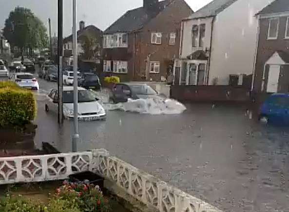 Is it a boat? No, it's a car driving through Swanscombe. Picture: Lukas Ejza