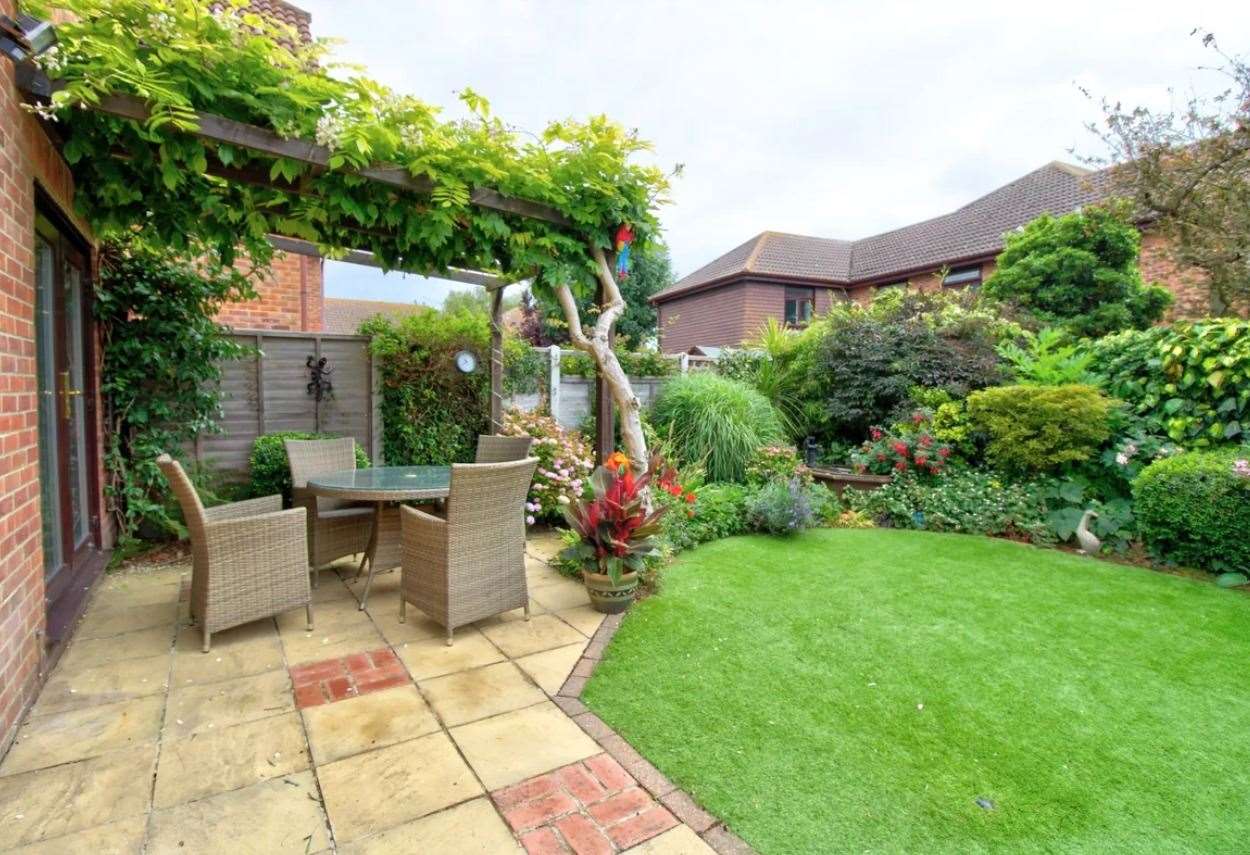 The Sandwich property has an impressive garden. Picture: Zoopla / Yopa