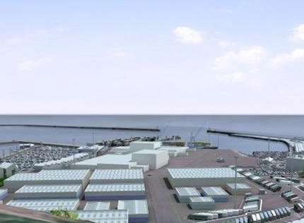 A digitalised view of the Western Docks