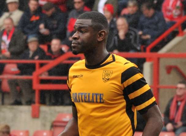 Maidstone defender Magnus Okuonghae Picture: Steve Terrell