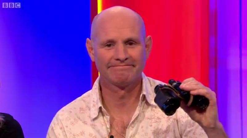 The One Show's Mike Dilger initially thought it was an American mink on steroids Photo: BBC