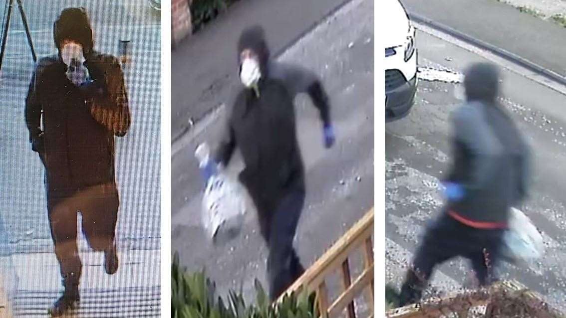 Officers have released images of a man who may be able to assist their enquiries into the robbery in Herne Bay. Picture: Kent Police