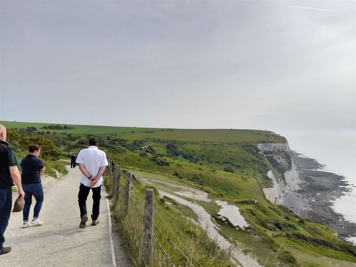 £150,000 was spent on the project at the iconic cliffs