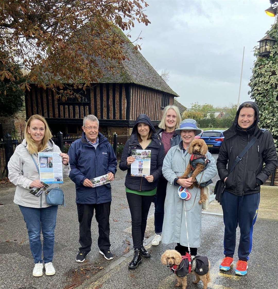 Some of Canterbury's councillors had been out campaigning. Picture: Hilary Scott/Twitter