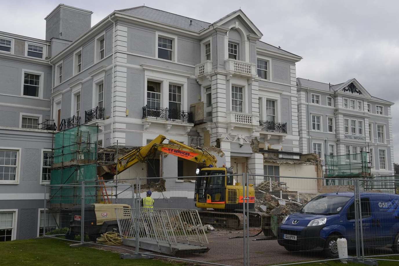 The Hythe Imperial Hotel is having its ballroom opened up to a seaview terrace
