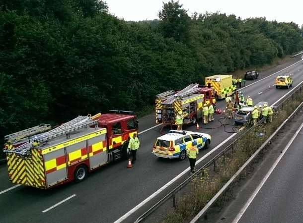 The high number of crashes on the M2 has been blamed on poor driving