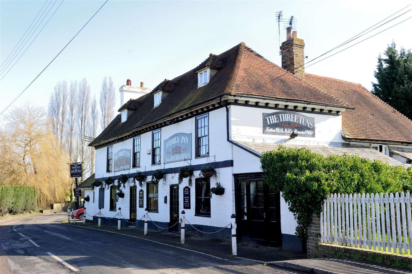 The Three Tuns is a pretty pub in a beautiful countryside location, Picture: Simon Hildrew