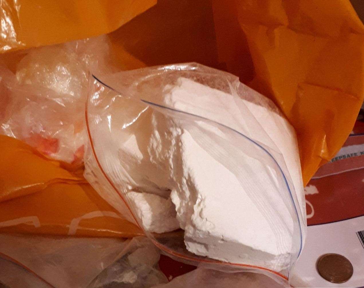 Around around 700 wraps of crack cocaine and heroin have been seized in the last week Pictures: Kent Police
