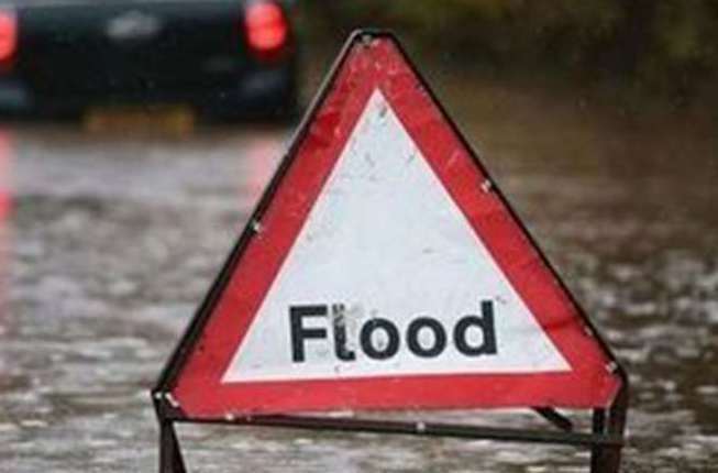 A flood warning is in place around the River Stour