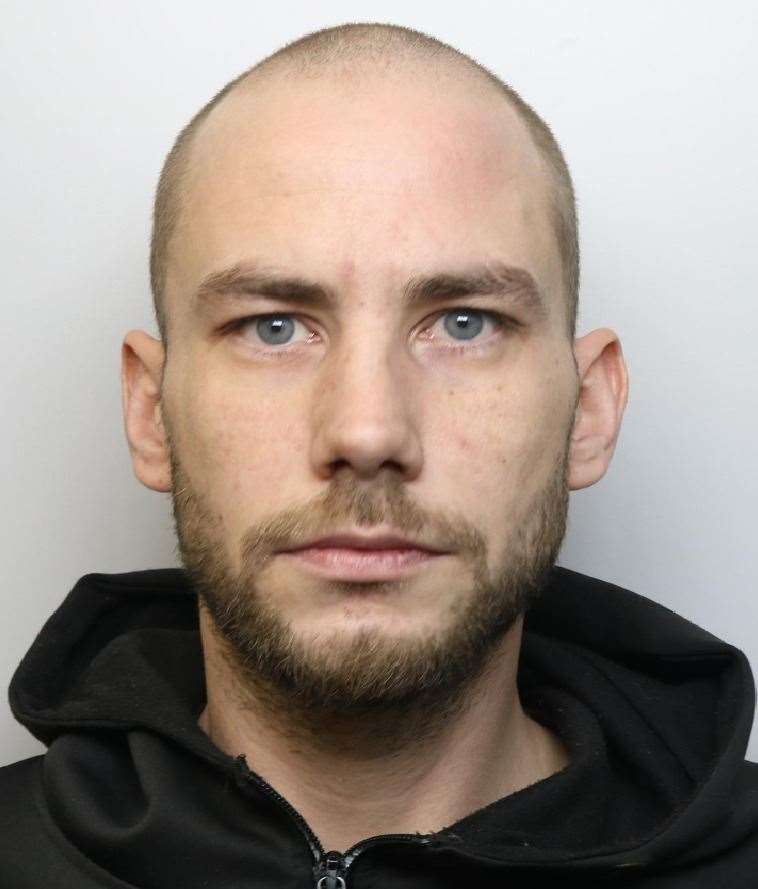 Maxim Rowan-Moy, 32, of Eglinton Hill, Plumstead, was jailed after sexually assaulting a girl on a train to Rochester. Picture: British Transport Police