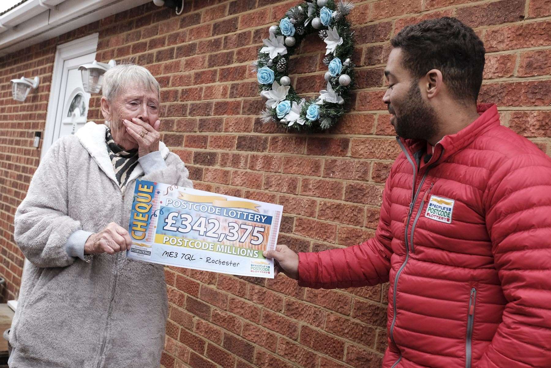 Betty Reilly is a winner in the People's Postcode Lottery in ME3 7QL. Picture: People's Postcode Lottery