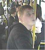 Polive have released CCTV images of a man they wish to speak to in relation to an assault on a Swanley bus.