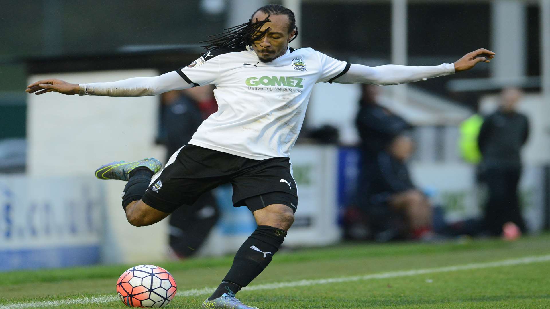 Ricky Modeste scored for Dover Picture: Gary Browne