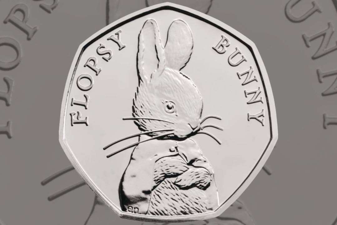 The Flopsy Bunny 50p coin is among the 10 most valuable coins in circulation