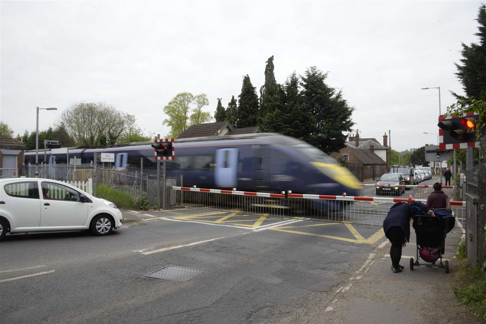 Sturry Hill level crossing. Picture: Chris Davey.