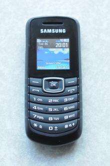 The Samsung mobile phone that had Keith Bryan's contacts on it.