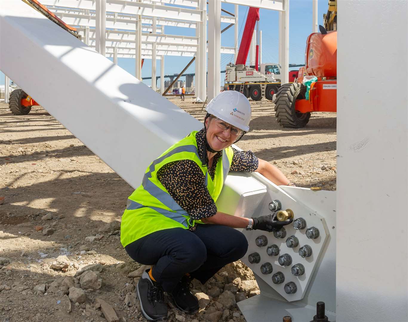 Thames Estuary Envoy Kate Willard marked the construction of the new Dartford distribution centre last year