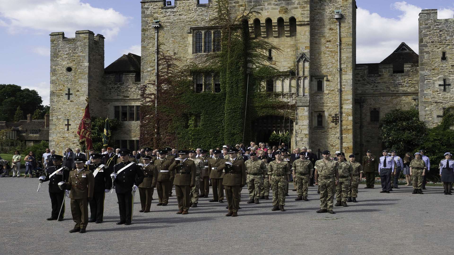 The parade at Hever Castle
