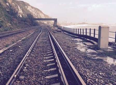 Southeastern has been running an emergency timetable while this part of the railway line is closed. Picture: Southeastern