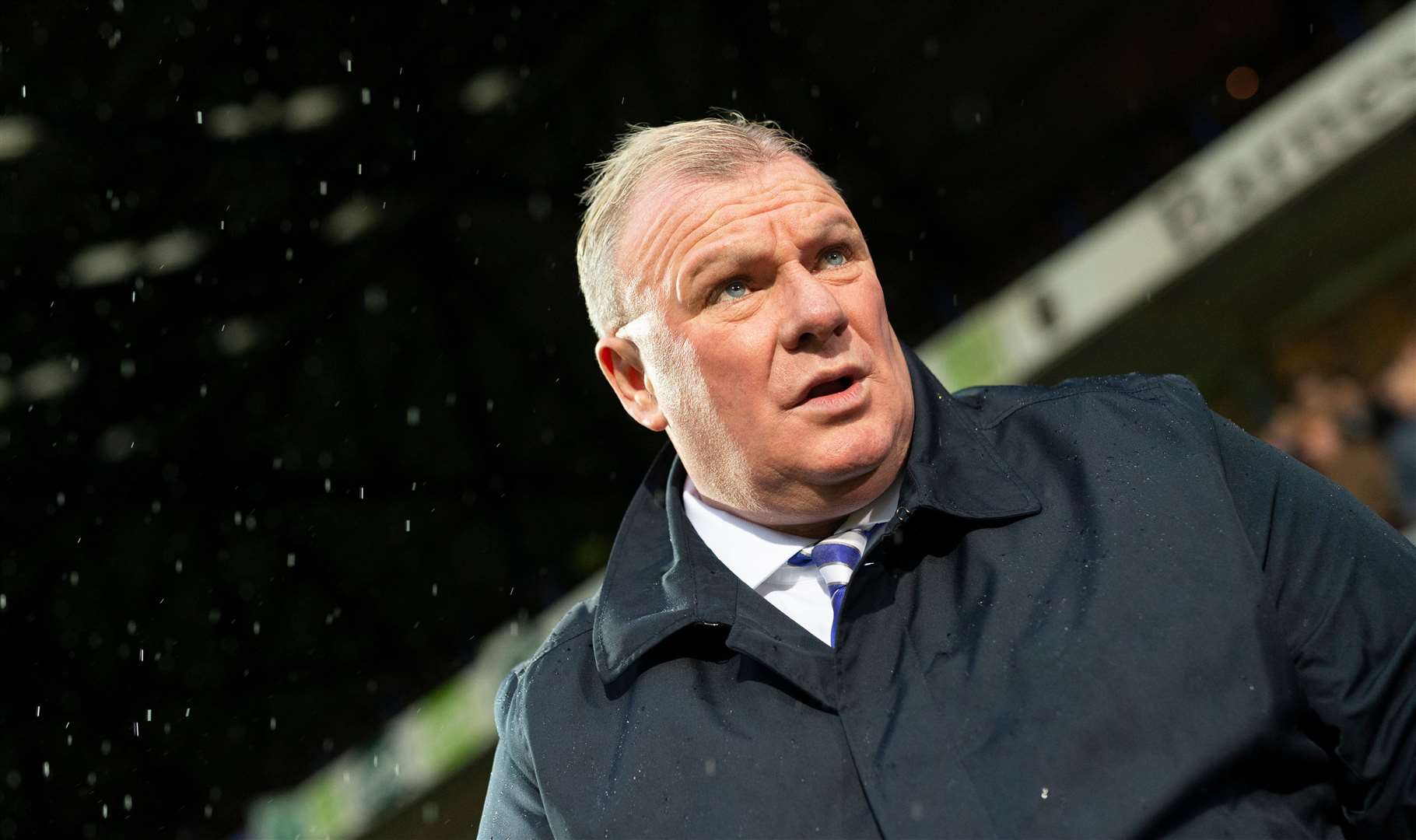 Gillingham manager Steve Evans faces Shrewsbury Town tonight