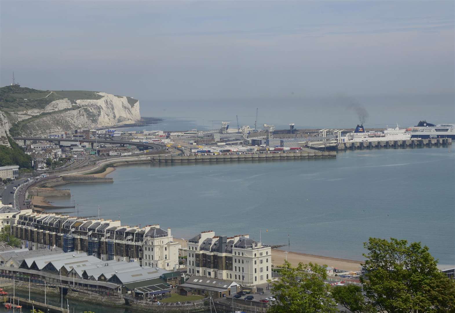 The latest migrant incidents were off Dover today. Picture: Paul Amos