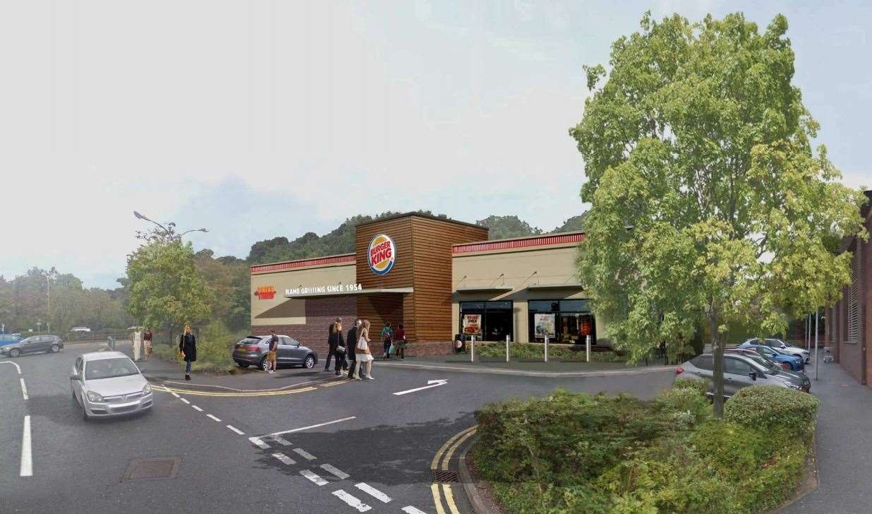 A Burger King drive-thru will be allowed to be built within Hempstead Valley following an appeal. Picture: DLG Architects/ BAPT Ltd