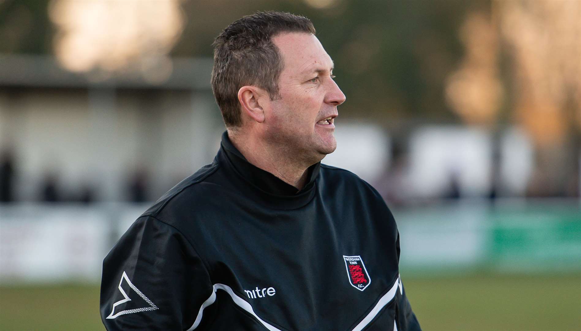 Joint-manager of Faversham Phil Miles