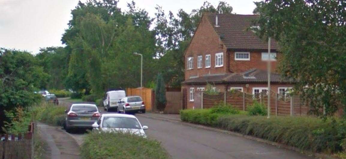 Police were called to the Manorfield area of Ashford. Picture: Google Street View