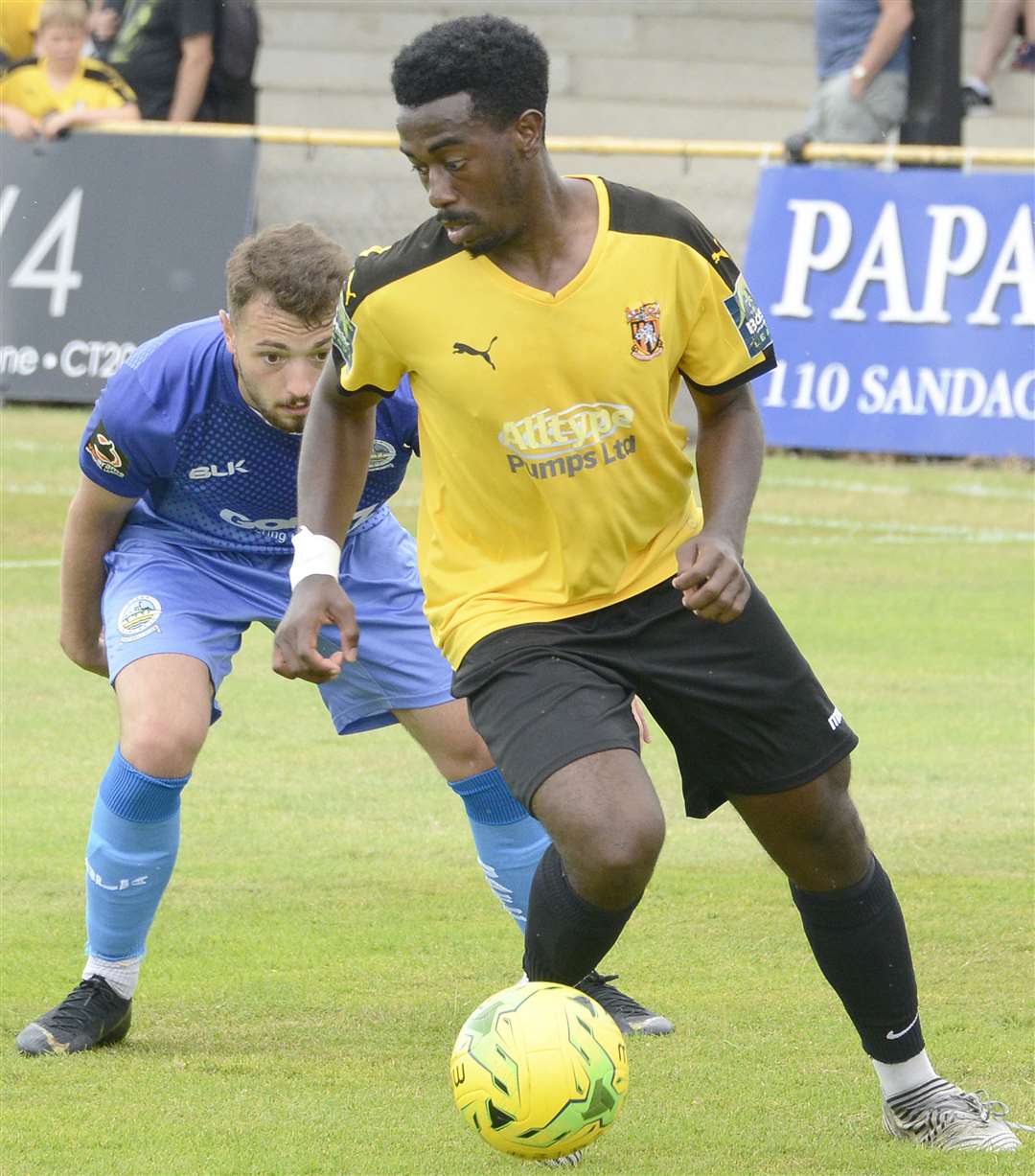 Ira Jackson is Invicta's top scorer with seven goals Picture: Paul Amos