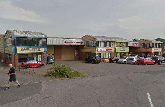 Steve Hilder was struck by the car in a car park off Chapman Way. Image: Google