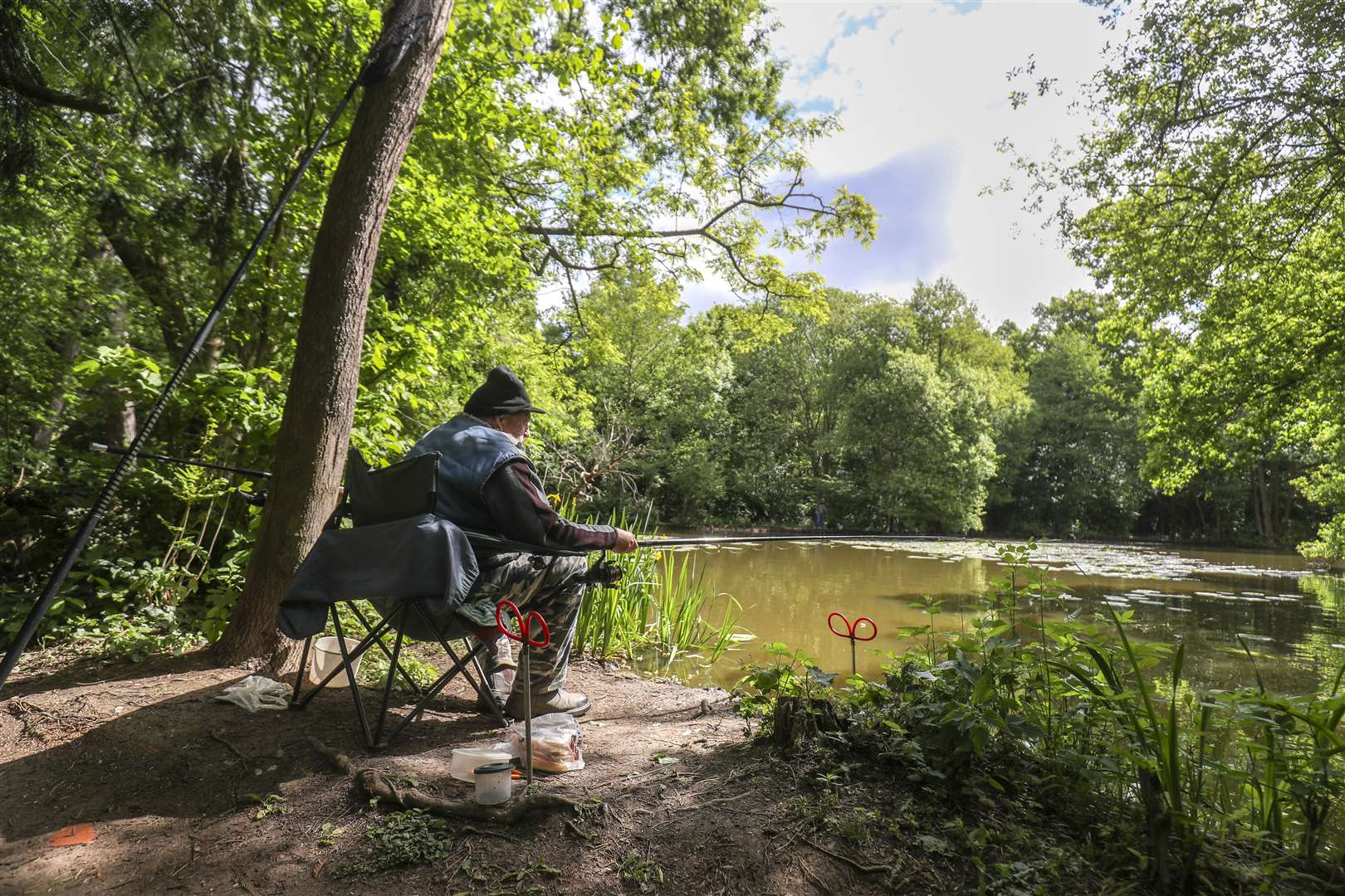 Angling is one of the pastimes now permitted (Steve Parsons/PA)