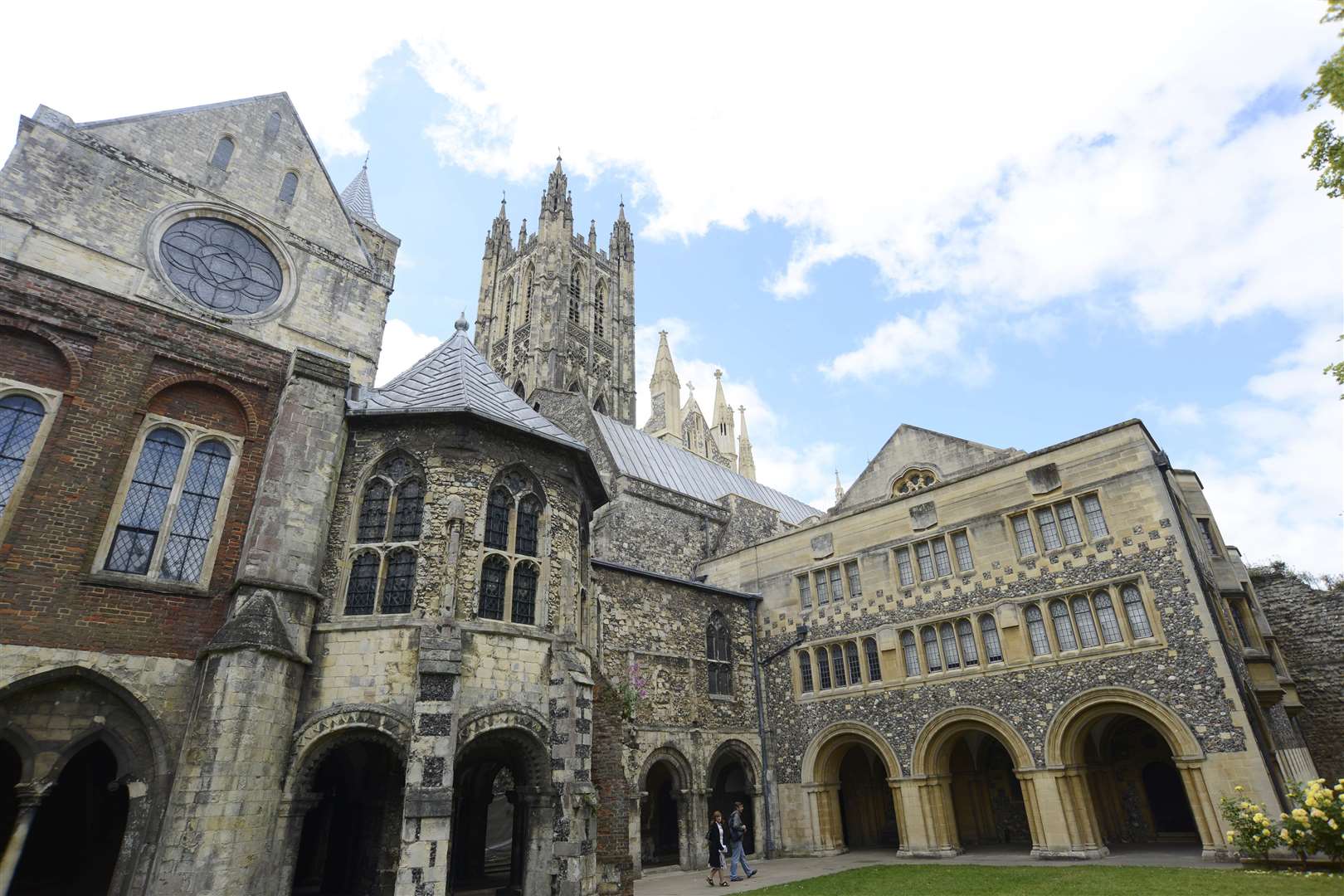 Canterbury Cathedral undergoing major refurbishments. Picture: Paul Amos