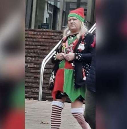 Janiel Verainer was previously spotted attending court dressed as an elf