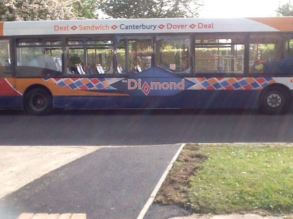 Two buses collided near Sandwich Junior School