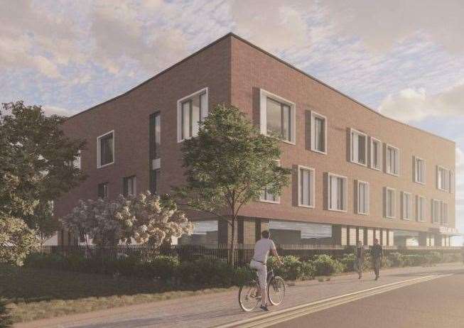 A CGI of what the 'super surgery' in Steele Avenue, Greenhithe could look like. Photo: Dartford council planning