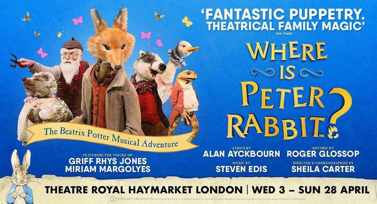 Beatrix Potter’s beloved characters are magically brought to life at the West End!