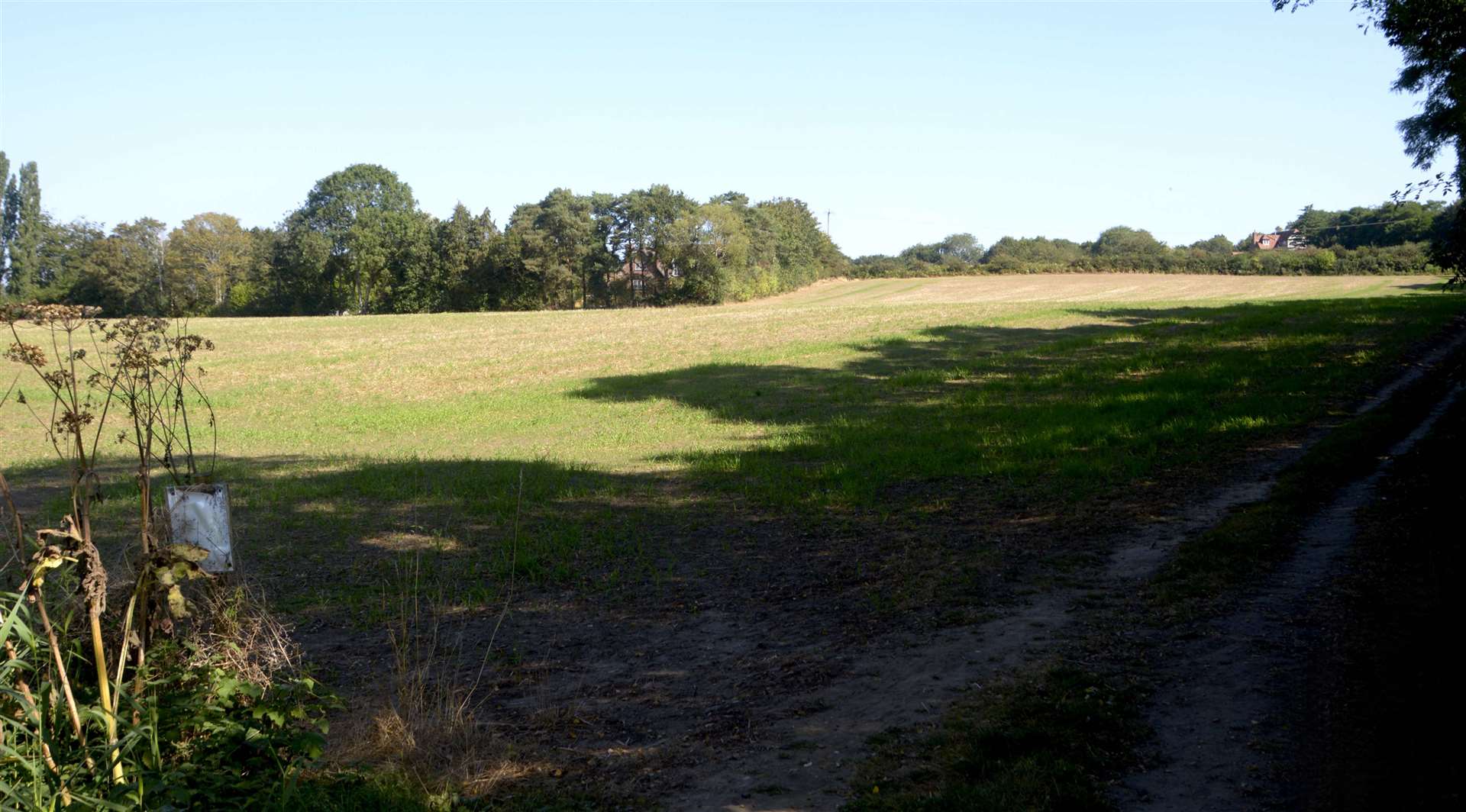 The site of the proposed Trinity Lakes development in Kennington
