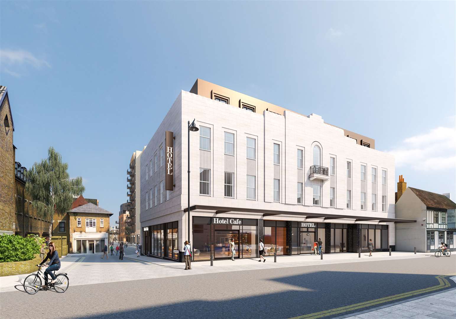 A new hotel will replace the former Co-Operative building in Spital Street on the corner of Orchard Street