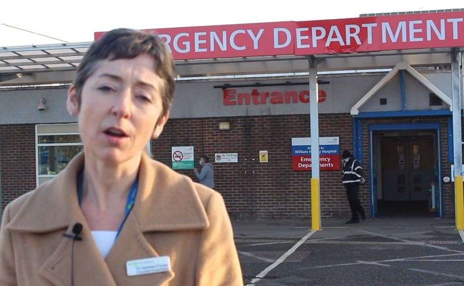 Dr Vanessa Purday, clinical director for surgery at East Kent Hospitals NHS Trust, said urgent and emergency services and surgery is still running