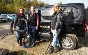 Ambulance drivers, from left to right, Stacey Fletcher, Tamsyn Varley and Sandra Reddy. Picture: The Fox Project