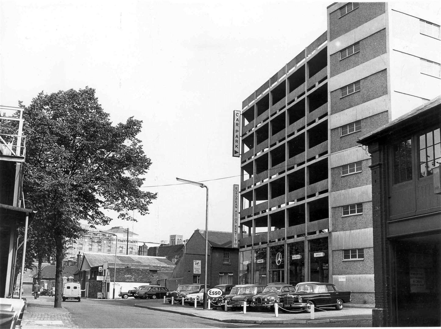 Maidstone's first multi-storey car park opened in Medway Street in 1962