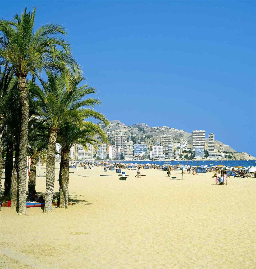 The couple met on the holiday isle of Majorca where Antonio was a policeman