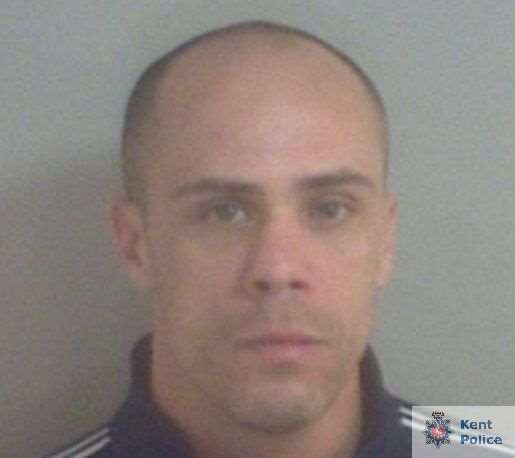 Barry Connaughton, from Ashford, has been jailed for assaulting his former partner.