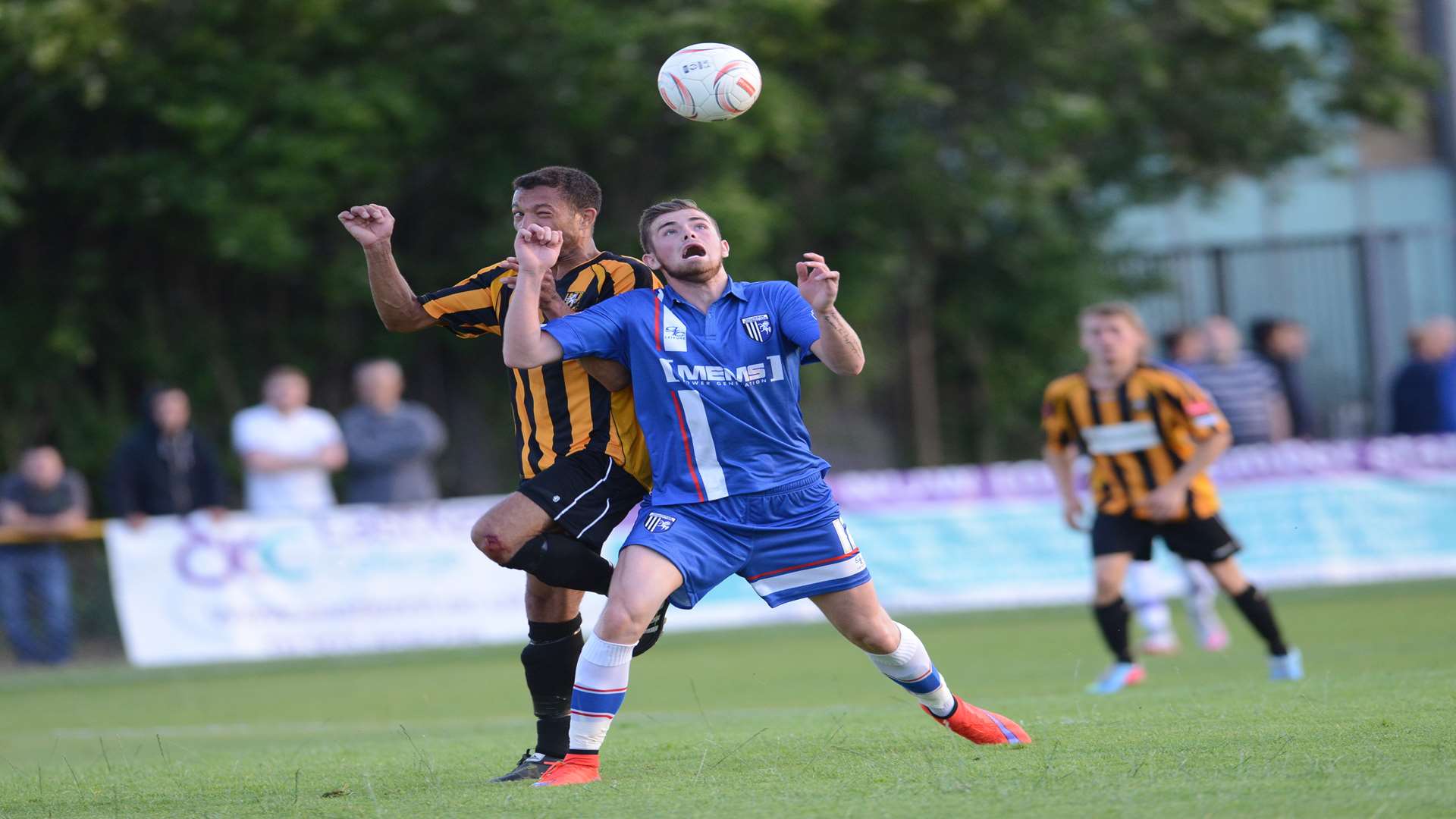 Gills goalscorer Rory Donnelly on his first outing since his summer move Picture: Gary Browne