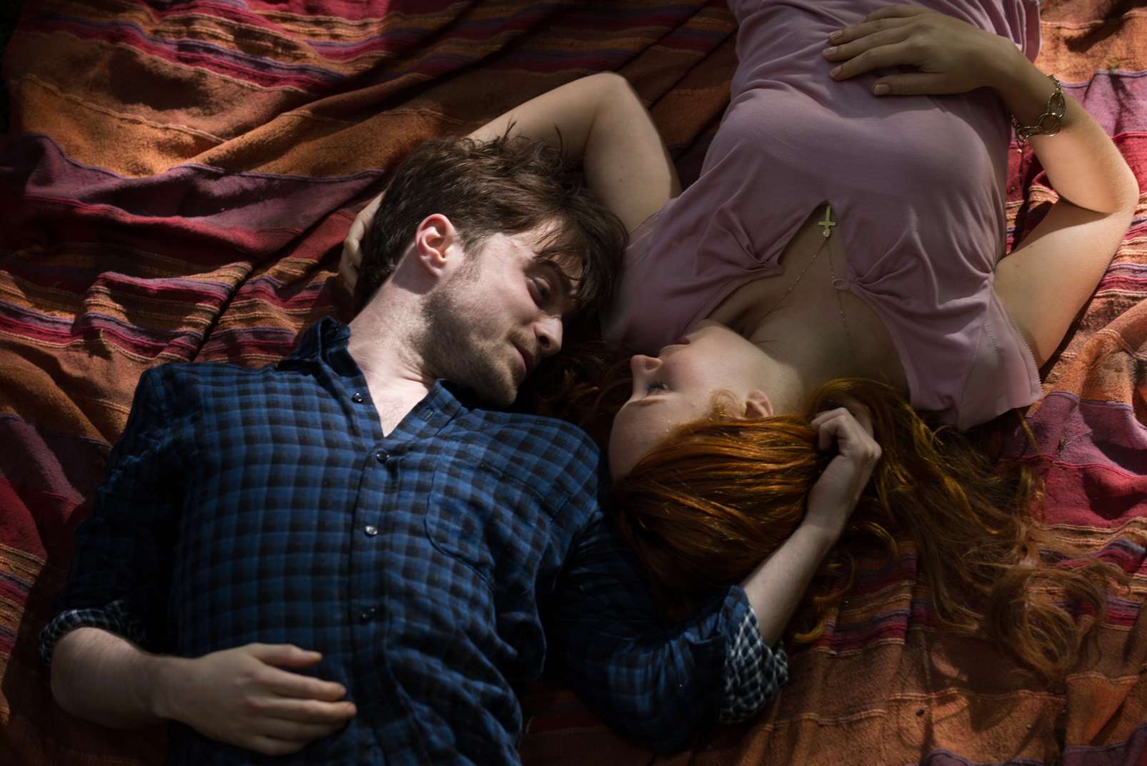 Daniel Radcliffe as Ig Parrish and Juno Temple as Merrin Williams, in Horns. Picture: PA Photo/Handout/Lionsgate
