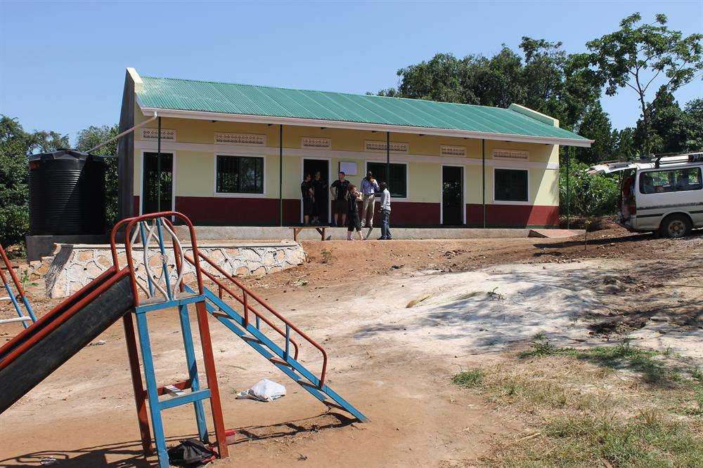 The first completed school which was opened last month